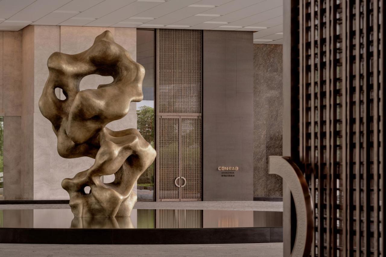 Conrad Shenzhen, The First Art Museum Hotel In Greater Bay Area With The Stunning Bay And Sunset View In The Hotel Terrace Zewnętrze zdjęcie