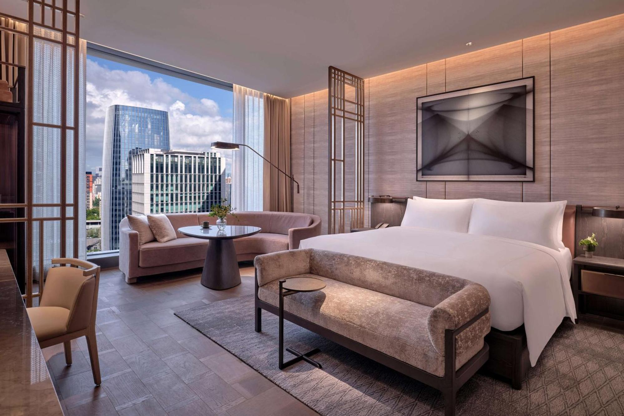 Conrad Shenzhen, The First Art Museum Hotel In Greater Bay Area With The Stunning Bay And Sunset View In The Hotel Terrace Zewnętrze zdjęcie