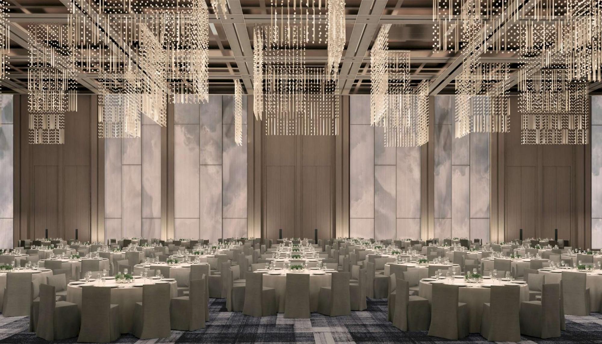 Conrad Shenzhen, The First Art Museum Hotel In Greater Bay Area With The Stunning Bay And Sunset View In The Hotel Terrace Zewnętrze zdjęcie
