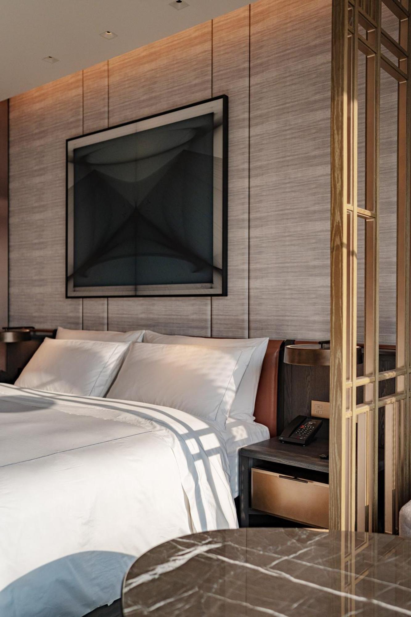 Conrad Shenzhen, The First Art Museum Hotel In Greater Bay Area With The Stunning Bay And Sunset View In The Hotel Terrace Zewnętrze zdjęcie